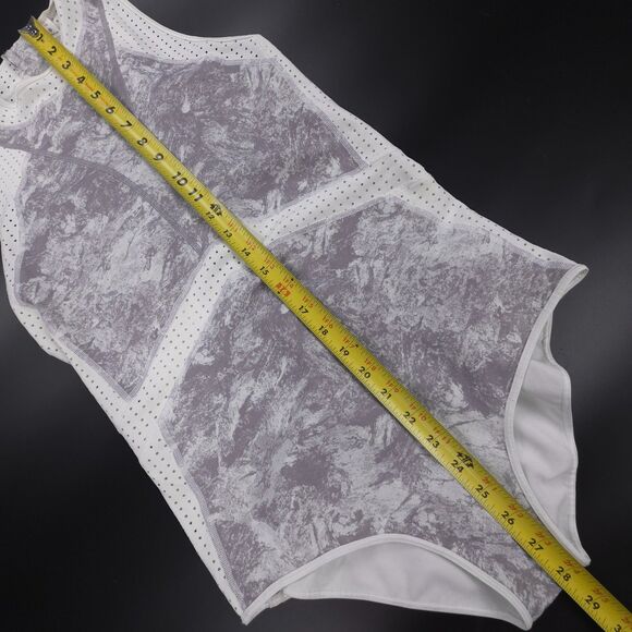 NEW Lululemon Beach Break Paddlesuit Marble Alpine White One Piece Rashguard 10 - Picture 4 of 8
